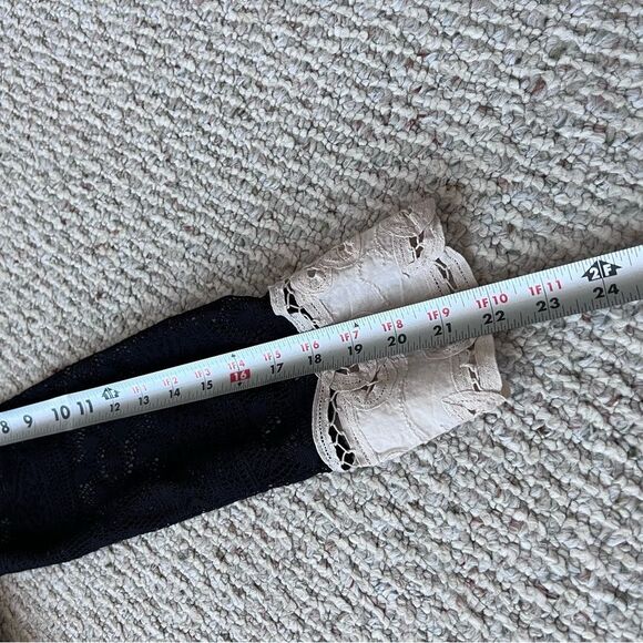 Free People  Talk that Talk Peter Pan Collar Fit and Flare Lace Dress - Picture 11 of 16